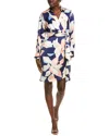 Tahari Asl Faux Wrap Mini Dress
