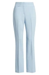 Tahari Asl Flare Leg Pants In Ice Blue