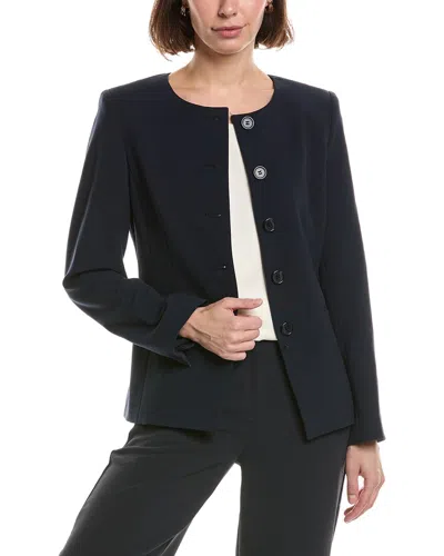 Tahari Asl Jacket In Blue