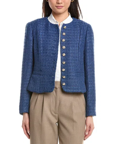 Tahari Asl Jacket In Blue