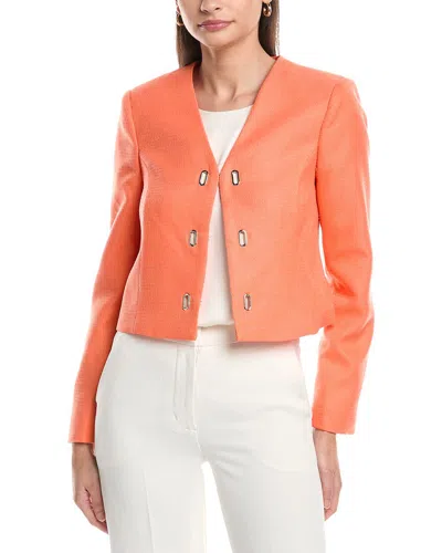 Tahari Asl Jacket In Orange