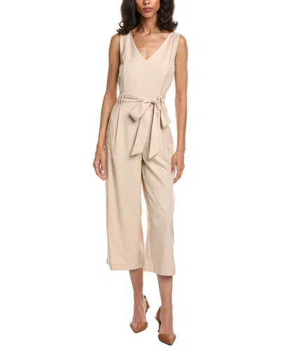 Tahari Asl Jumpsuit In Nude