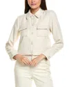 Tahari Asl Linen-blend Jacket In Beige