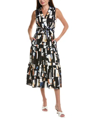 Tahari Asl Maxi Dress In Black