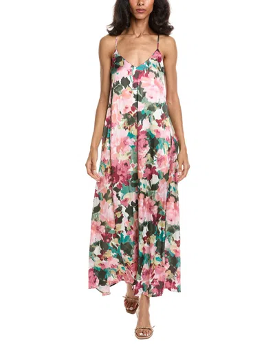 Tahari Asl Maxi Dress In Multi