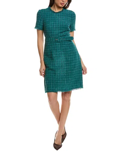 Tahari Asl Midi Dress In Animal Print