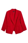 Tahari Asl One-button Blazer In Lipstick