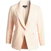 Tahari Asl One-button Blazer In Parfait