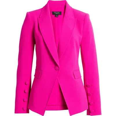 Tahari Asl One-button Blazer In Shocking Pink