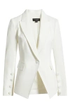 Tahari Asl One-button Blazer In White
