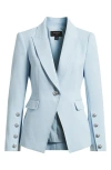 Tahari Asl One-button Blazer In Blue