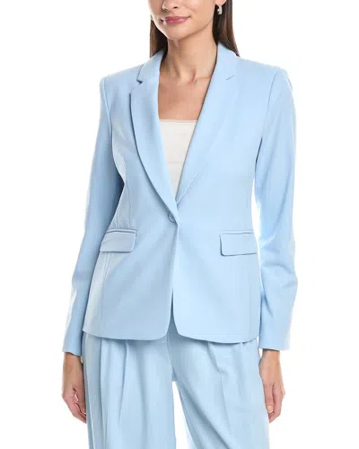Tahari Asl Petite Blazer In Blue