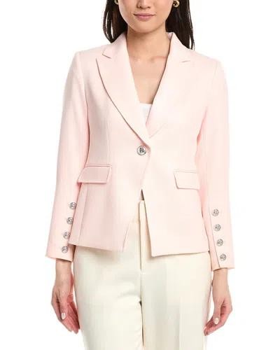 Tahari Asl Petite Blazer In Pink