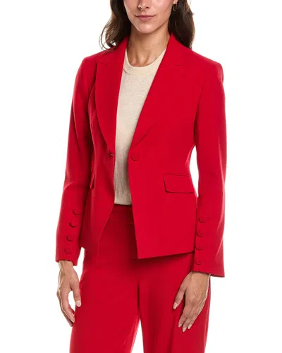 Tahari Asl Petite Blazer In Red