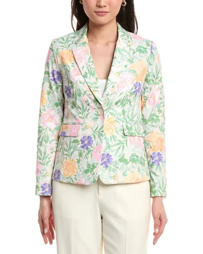Tahari Asl Petite Blazer In Neutral