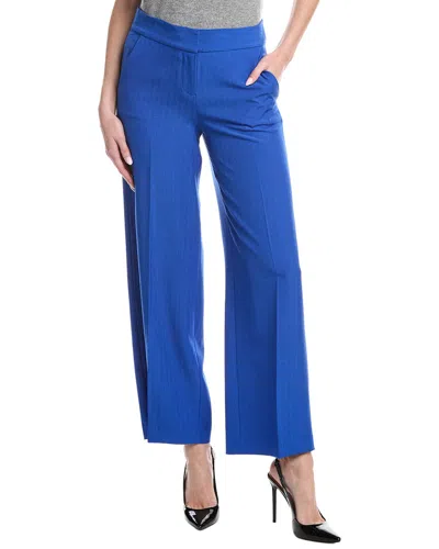 Tahari Asl Petite Crepe Pant In Blue