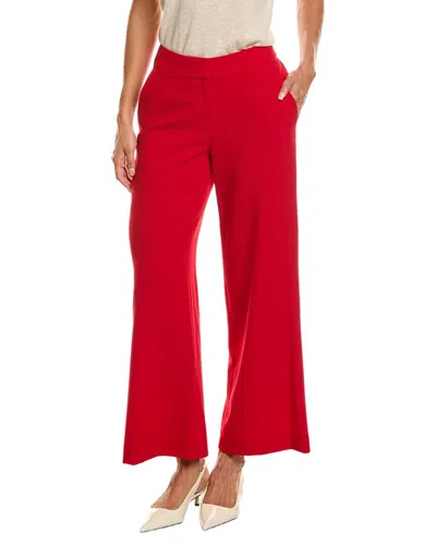 Tahari Asl Petite Pant In Red