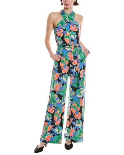 TAHARI ASL PETITE TIE WAIST JUMPSUIT