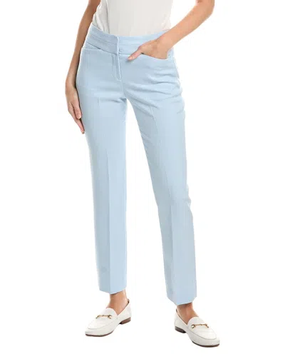 Tahari Asl Petite Twill Pant In Multi