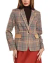 Tahari Asl Plaid Jacket
