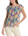 Tahari Asl Plisse Top