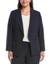 Tahari Asl Plus Blazer In Blue