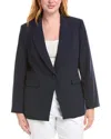 Tahari Asl Plus Blazer In Blue
