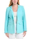 Tahari Asl Plus Blazer In Blue