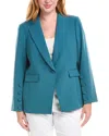 Tahari Asl Plus Blazer In Blue