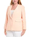 Tahari Asl Plus Blazer In Neutral