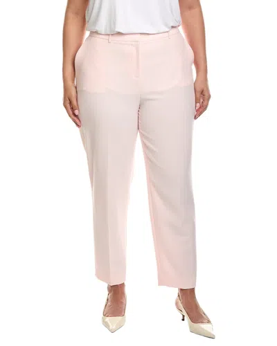 Tahari Asl Plus Crepe Pant In Pink