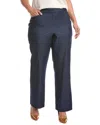 Tahari Asl Plus Pant In Blue