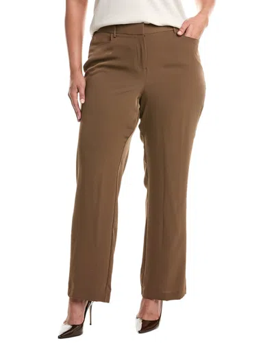 Tahari Asl Plus Pant In Brown