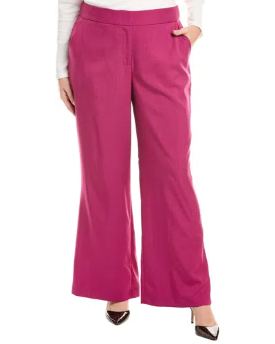 Tahari Asl Plus Pant In Pink
