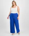Tahari Asl Plus Size Wide-leg Pants