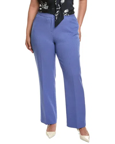Tahari Asl Plus Twill Pant In Multi