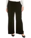 Tahari Asl Plus Velvet Pant In Black