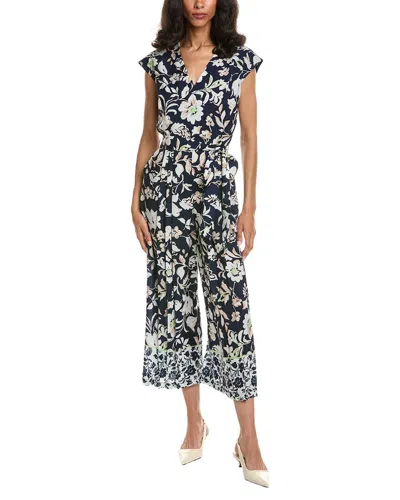 Tahari Asl Printed Jumpsuit In Multi