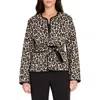 Tahari Asl Quilted Reversible Jacket In Black