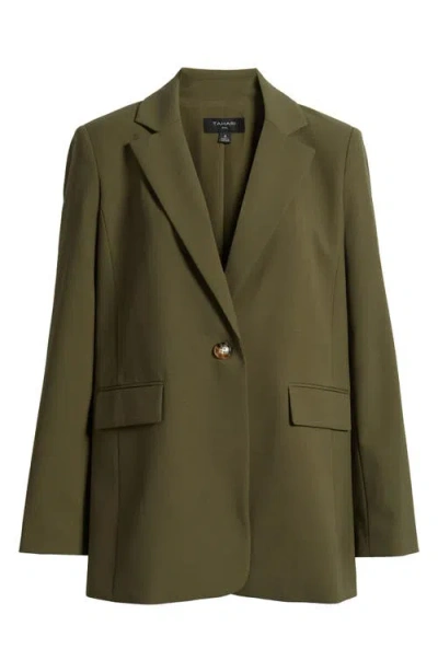 Tahari Asl Relaxed One-button Blazer