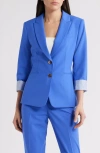 Tahari Asl Peak Lapel Blazer