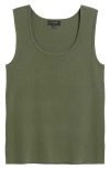 Tahari Asl Scoop Neck Sweater Tank