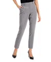 Tahari Asl Notched Two Button Blazer Shannon Suit Pants In Gray