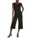 Tahari Asl Side Tie Jumpsuit In Black