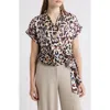 Tahari Asl Side Tie Wrap Top