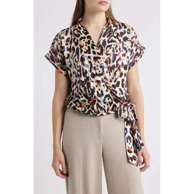TAHARI ASL TAHARI ASL SIDE TIE WRAP TOP