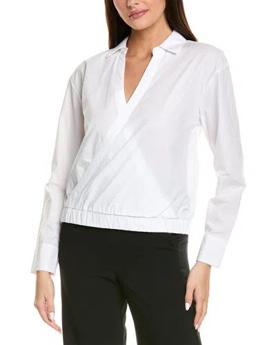 TAHARI ASL SURPLICE BLOUSE