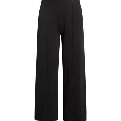 Tahari Asl Sweater Knit Pants In Black
