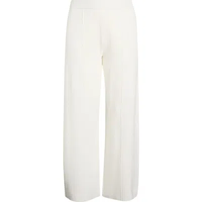 Tahari Asl Sweater Knit Pants In White