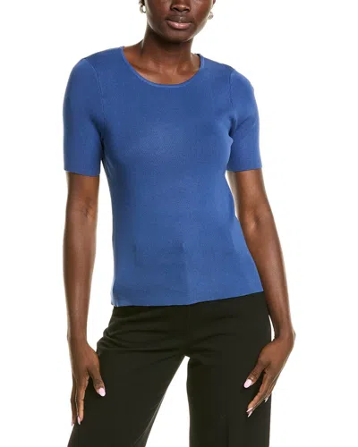 Tahari Asl Sweater T-shirt In Blue